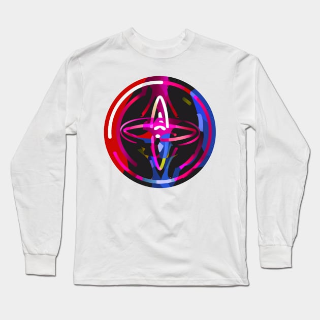 Abstract power emblem Long Sleeve T-Shirt by zajkart